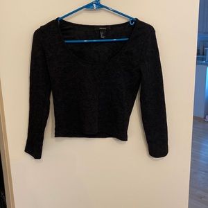 Black crop top - Forever 21